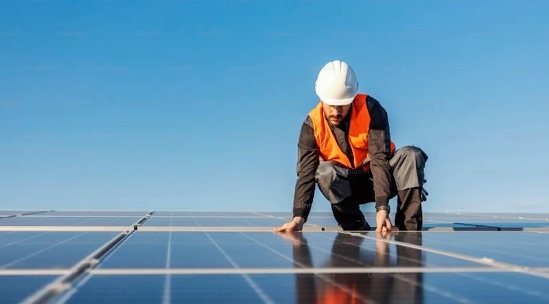 solar panel installation
